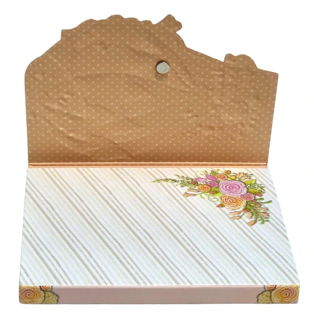Pictura Hot Air Balloon Embossed Purse NotePad with Pen (1005.039)